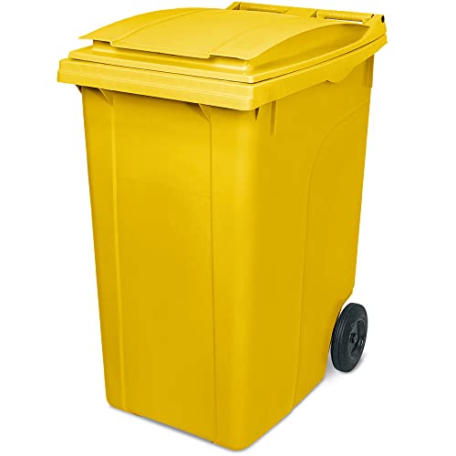 BRB 360 Liter DIN Mülltonne, HxBxT 1090x620x860 mm (gelb)