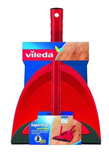 Vileda Superfeger Classic Besen Kehrset, Mikroschaum für Glatte Böden