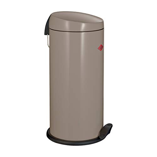 Wesco Tretabfallsammler Capboy Maxi 22 Liter warm grey, 71.7 x 31.5 x cm