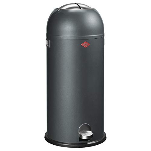 Wesco Kickmaster Maxi Abfallsammler 40 L Graphit