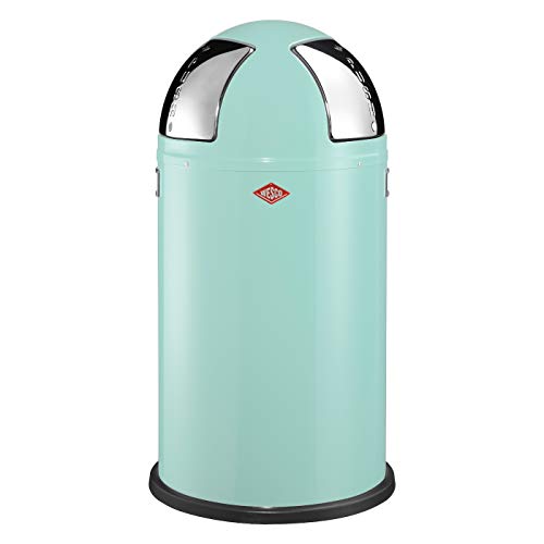 Wesco Push Two Tretabfalleimer, Edelstahl, 40 x 40 x 77,5 cm