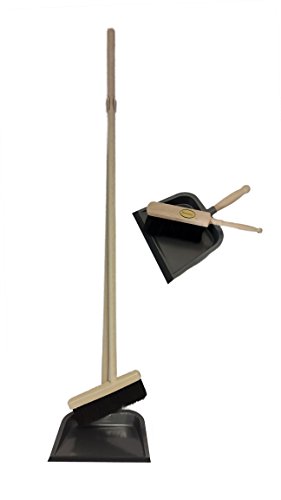 WFG Stehkehrgarnitur Faule Grete Color + passendem Aufkehrset (Normal, Grau)