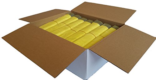 Sperling Gelbe Säcke mit Zugband – 260 Stück (20 Rollen à 13 Säcke), 90 L Volumen, 15 µm Folienstärke, reißfest, für Duales System Deutschland geeignet