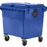 Müllcontainer kaufen 1100 l blau