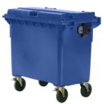 Müllcontainer kaufen 660 l blau