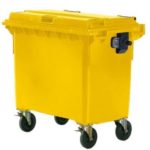 Müllcontainer kaufen 660 l gelb